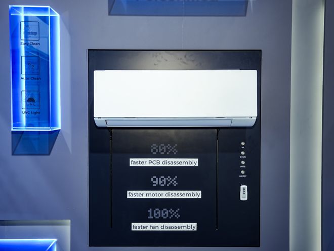 装、易拆除、易清洗”的服务方案海尔空调广交会独家展示“易安(图1)